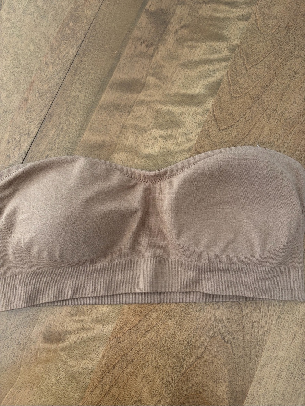 Seamless Strapless Bandeau Bra - Nude